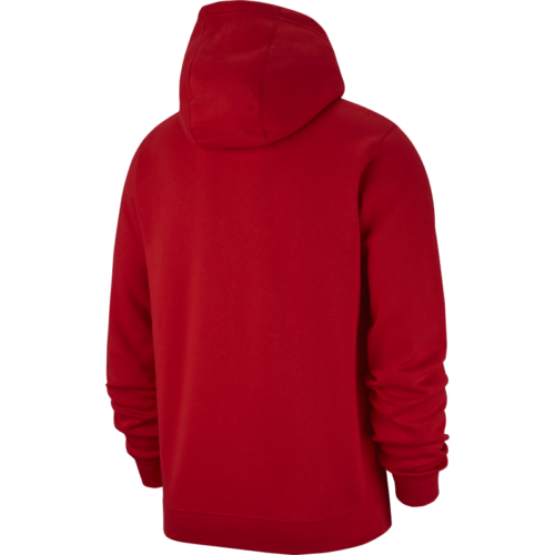 Veste à capuche zip molton rouge Club 19
