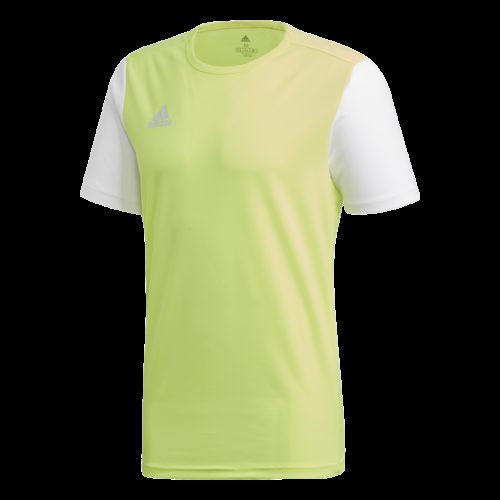Maillot Blanc/ Jaune Fluo Estro19