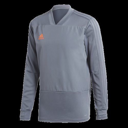 Sweat Col V Gris Con18