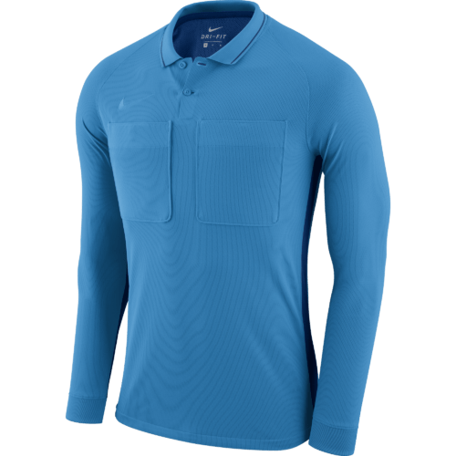 Maillot arbitre manches longues bleu Dry