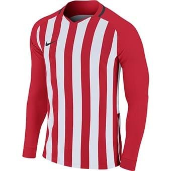 Maillot manches longues enfant rouge/blanc Striped Division III
