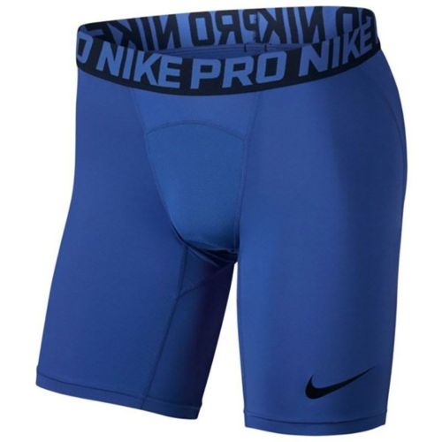 Short de compression bleu Nike pro