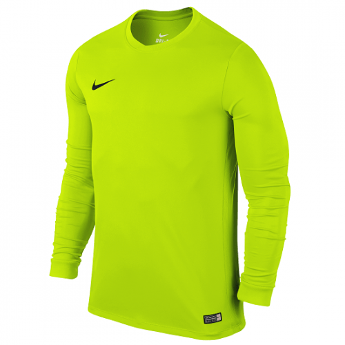 Maillot manches longues vert fluo Dry