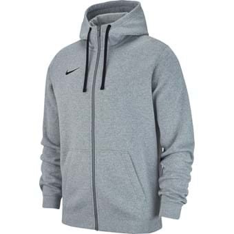 Veste à capuche molton enfant gris clair Club 19