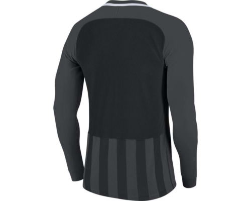 Maillot manches longues enfant noir/gris Striped Division III