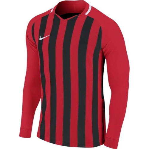 Maillot manches longues enfant rouge/noir Striped Division III