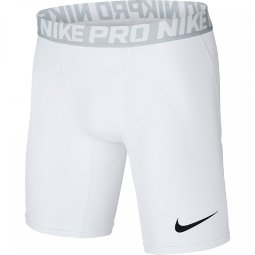 Short de compression blanc Nike pro