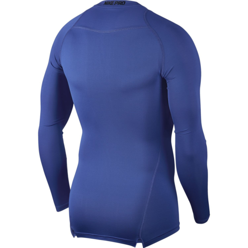 Top de compression bleu Nike pro