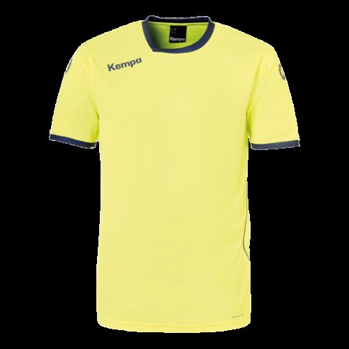 Maillot Curve jaune fluo/bleu profond