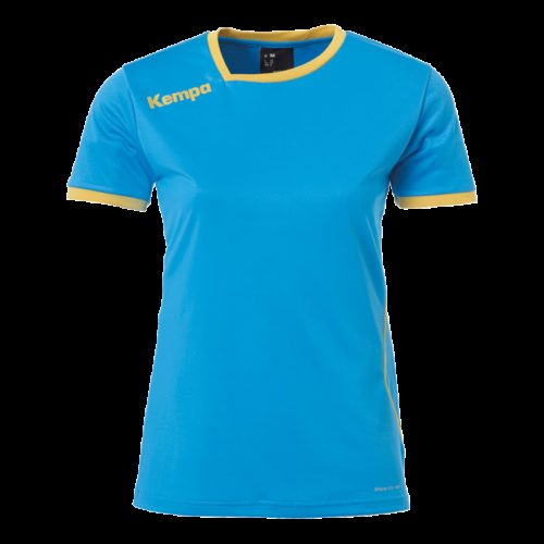 Curve Shirt Women bleu kempa/or