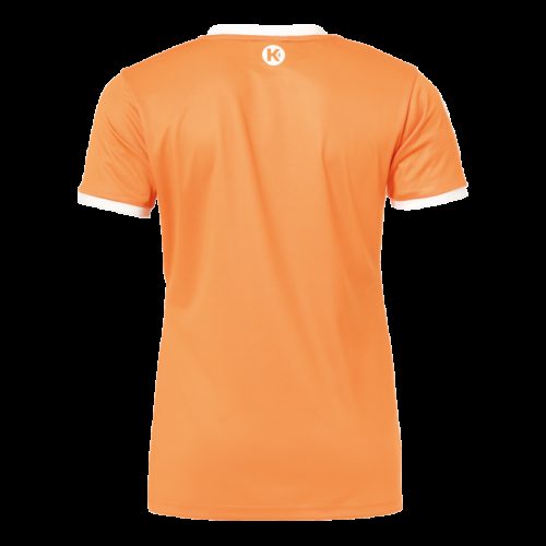 Curve Shirt Women orange clair/blanc