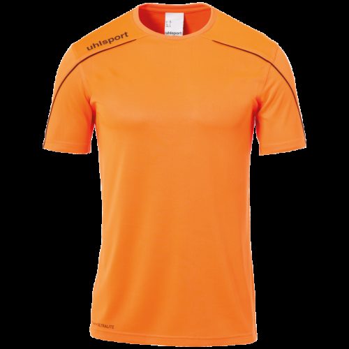 MAILLOT manches courtes orange fluo/noir