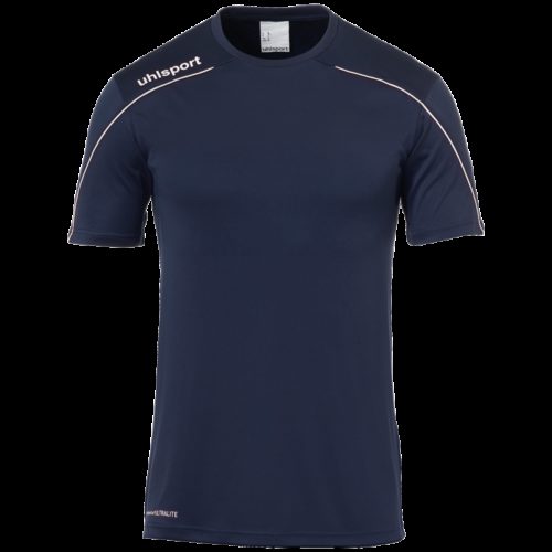 MAILLOT manches courtes marine/blanc