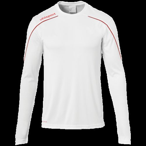 MAILLOT manches longues blanc/rouge