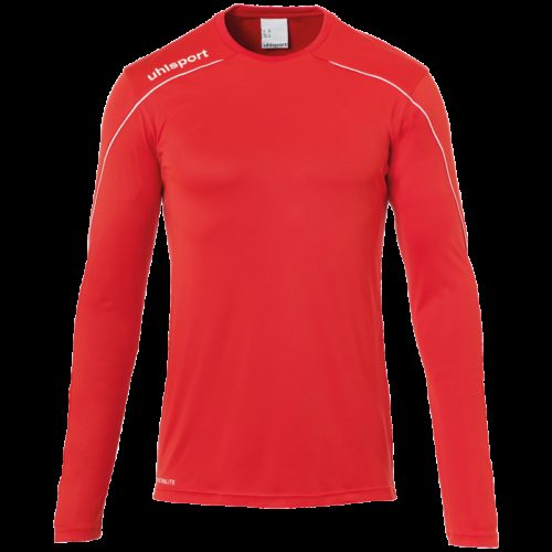 MAILLOT manches longues rouge/blanc