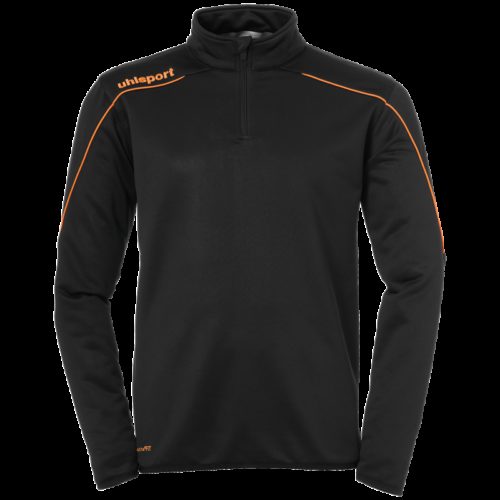 STREAM 22 ¼ zip noir/orange fluo
