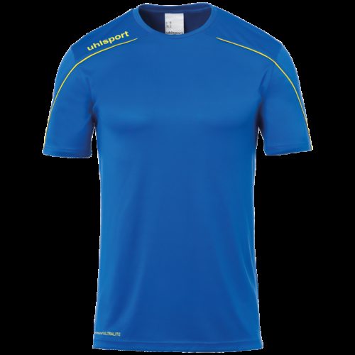 MAILLOT manches courtes azur/jaune