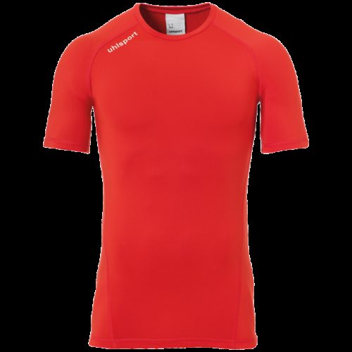 PRO BASELAYER ROUND NECK manches courtes rouge