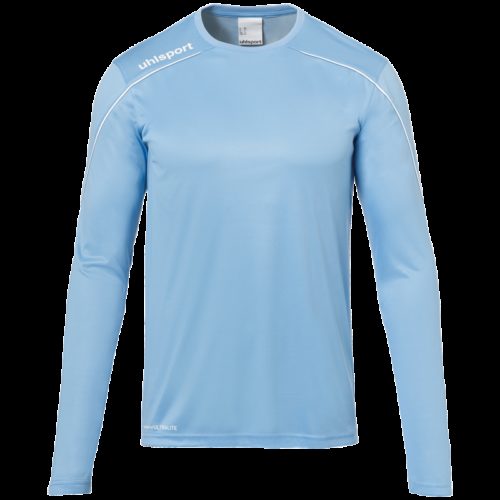 MAILLOT manches longues ciel/blanc