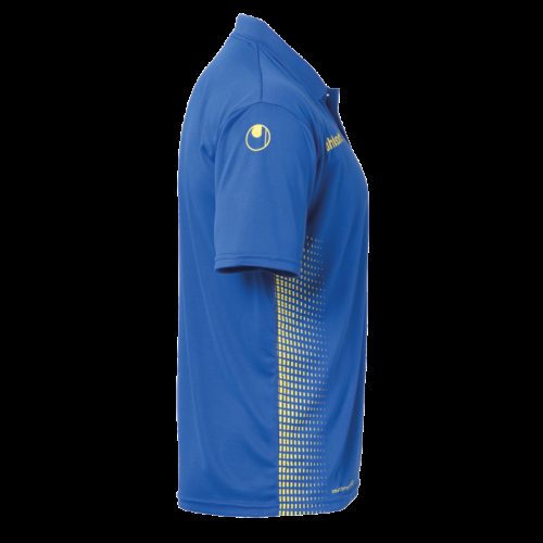 SCORE POLO azur/jaune lime