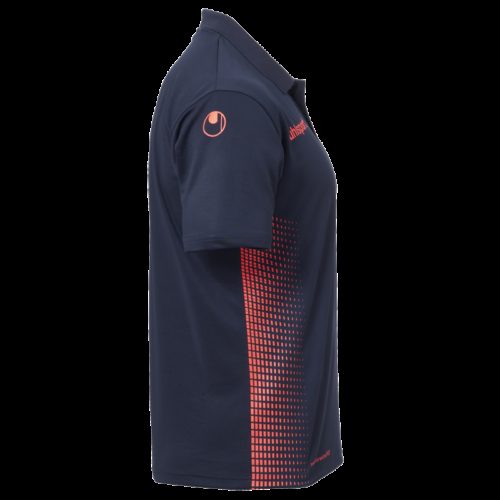 SCORE POLO marine/rouge fluo