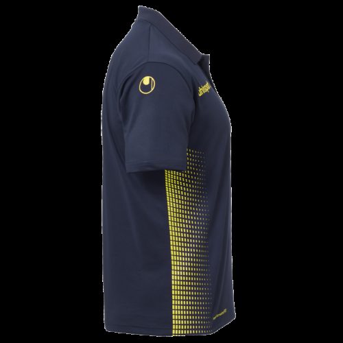 SCORE POLO marine/jaune fluo