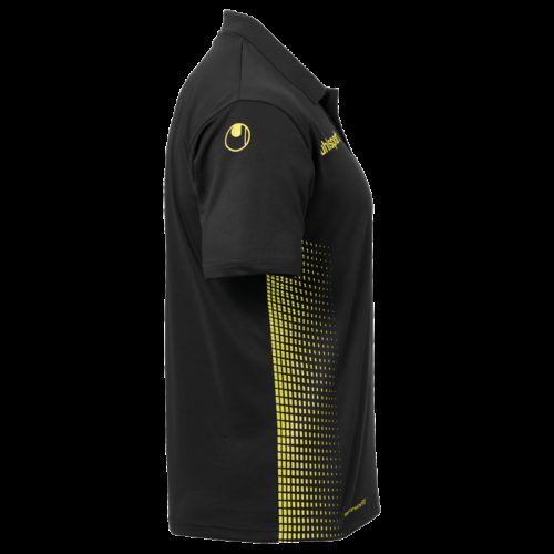SCORE POLO noir/jaune fluo