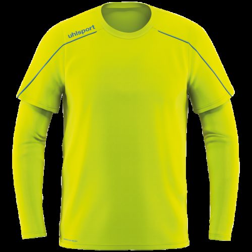 MAILLOT GARDIEN STREAM 22 Shirt08 jaune fluo/bleu radar