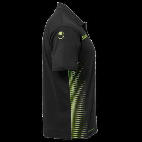SCORE POLO noir/vert fluo