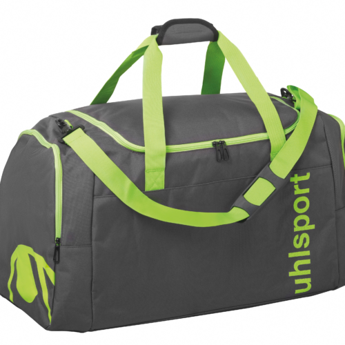 SAC DE SPORT ESSENTIAL 2.0 GRIS/VERT FLUO