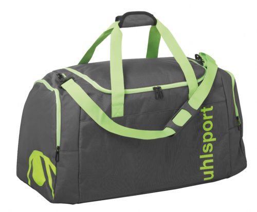 SAC DE SPORT ESSENTIAL 2.0 GRIS/VERT FLUO