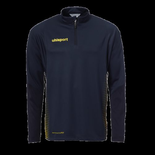 SCORE 1/4 ZIP marine/jaune fluo