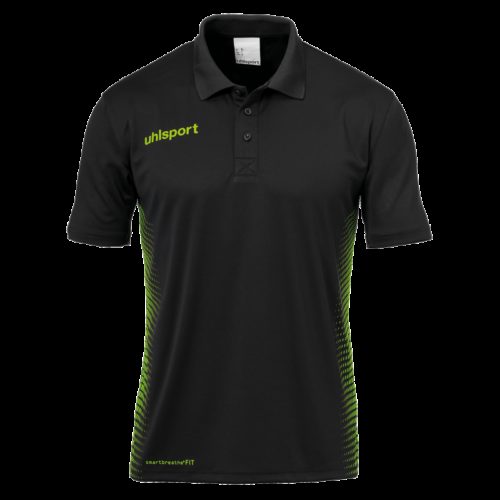 SCORE POLO noir/vert fluo