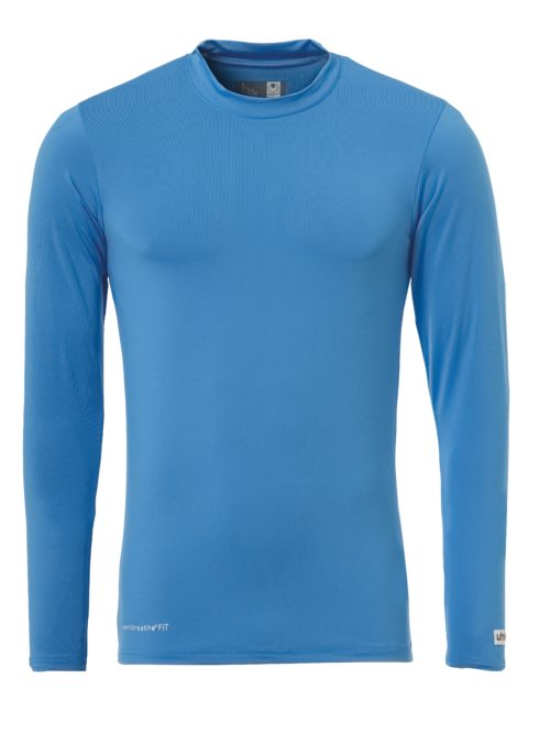 DINSTINCTION COLORS BASELAYER manches longues cyan