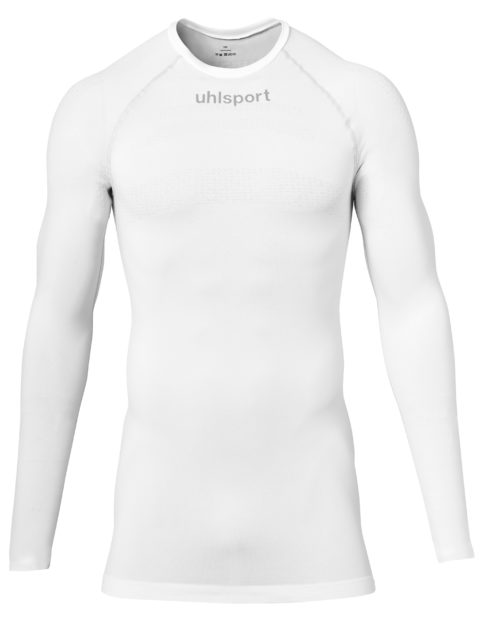 MAILLOT DE COMPRESSION manches longues blanc