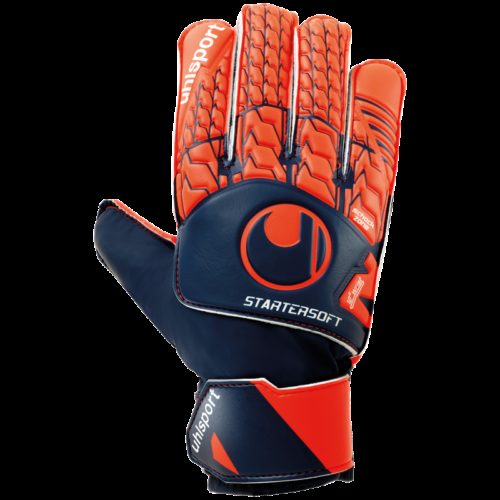 GANTS STARTER SOFT01 marine/rouge fluo