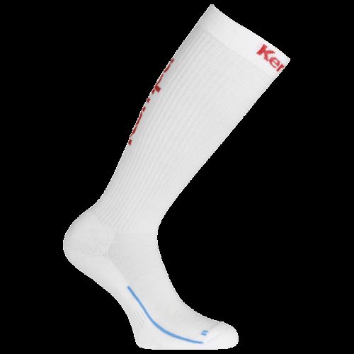 Kempa Long Chaussettes blanc/rouge