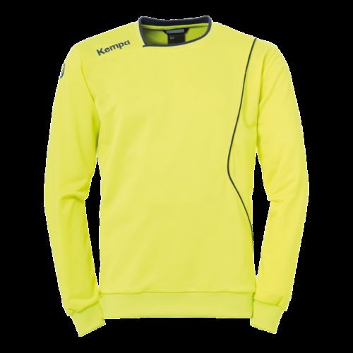 Maillot Manche Longue Curve jaune fluo/bleu profond