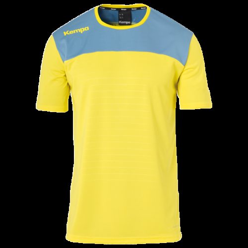 Maillot Emotion 2.0 jaune citron/bleu colombe