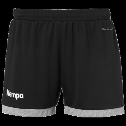 Short Femme Core 2.0 noir/gris foncé chiné