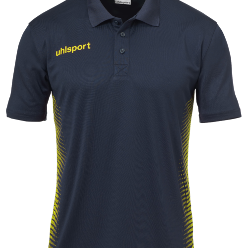SCORE POLO marine/jaune fluo