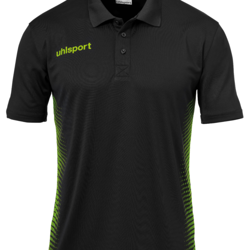 SCORE POLO noir/vert fluo