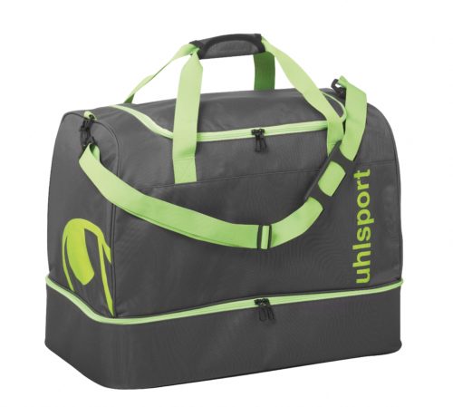 SAC DE SPORT AVEC COMPARTIMENT ESSENTIAL 2.0 GRIS/VERT FLUO