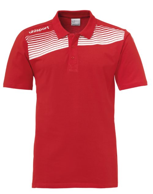 LIGA 2.0 POLO rouge/blanc