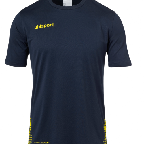 SCORE TRAINING T-SHIRT marine/jaune fluo