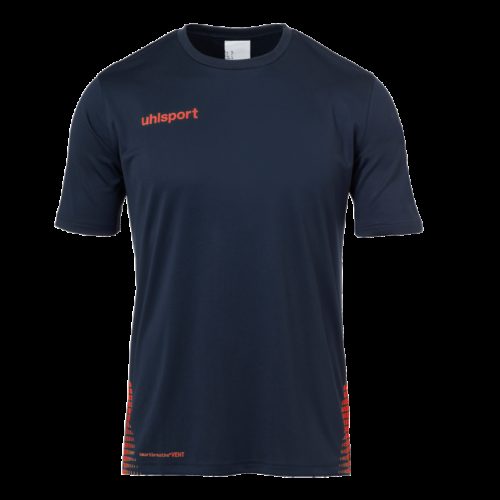 SCORE TRAINING T-SHIRT marine/rouge fluo
